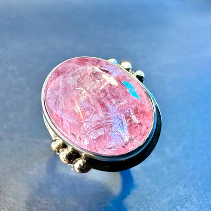 Rainbow Morganite Ring