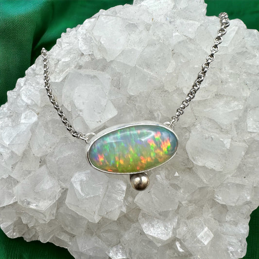 The Green Giantess Opal Necklace