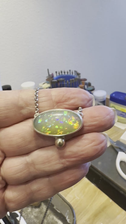 The Green Giantess Opal Necklace