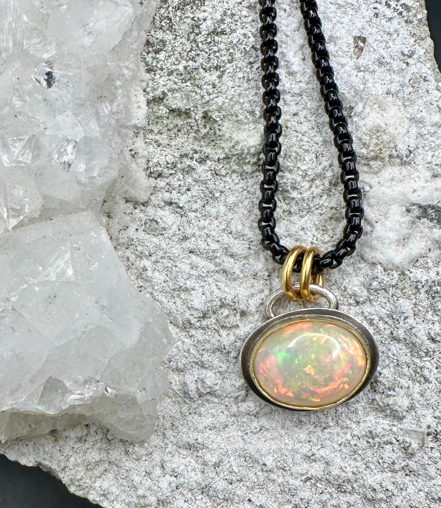 Dreamy Creamy Opal Pendant